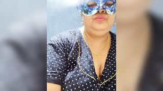 tamilthanushri - Lush milf in clothes sits chatting and does not want to undress and show her big tits