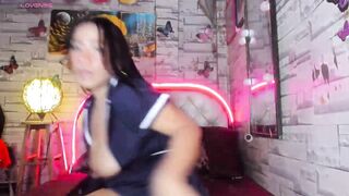 AsianMilfSheryl - horny bitch masturbates her pussy with a vibrator and gets pleasure