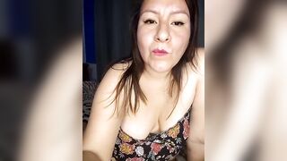 kali_lopez - A cute girl with clothes on sits chatting and teasing in front of the camera.