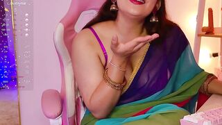 ashalisha - Indian girl sweetly chatting and teasing her sweet figure in front of the camera