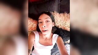 Ema_azel - Mulatto in a beautiful dress sweetly chats and teases in front of the camera