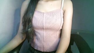 Aaisha_urs - Young brunette teases in front of the camera in clothes