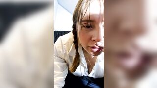 maddison_ -Adorable babe sweetly chatting and teasing in front of the camera