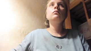 FrumCake - [Housewife sits chatting and teasing in front of the camera in her clothes.