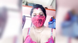 sweet_rasmalai -Indian girl teases her big tits in front of the camera and sweet talks her way to the camera