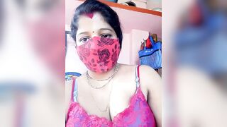 sweet_rasmalai -Indian girl teases her big tits in front of the camera and sweet talks her way to the camera