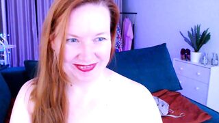 GoddessLara - A lush milfochka sweetly chatting and teasing in front of the camera