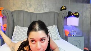 SophiaLaurens - Lush brunette with big tits sweetly chatting and teasing in front of the camera