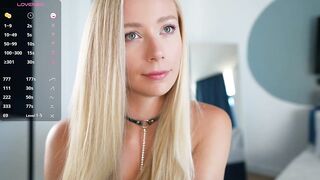 Vika54784 - Charming blonde chats sweetly and teases in front of the camera