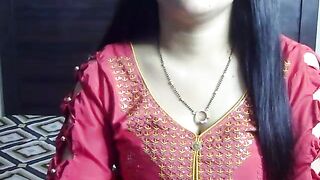 anni_mahi -indian girl teases in front of camera in clothes and doesn't want to undress