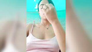 pamela-shadya - A mulatto woman with small tits getting spit up in the street