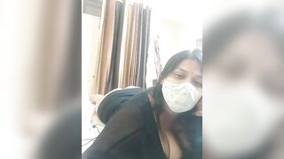 monika2M -Lush Latina sweetly chatting and teasing in her clothes in front of the camera