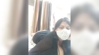 monika2M -Lush Latina sweetly chatting and teasing in her clothes in front of the camera