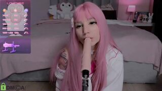 GhostGirlLotty - Young anime girl sucking a rubber dick.