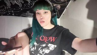 FRRANNKIE - Student girl chats sweetly and teases in front of the camera