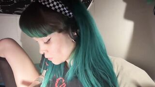 FRRANNKIE - Student girl chats sweetly and teases in front of the camera