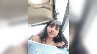 Hilary_pinkk -  Latina with big tits teasing on camera in clothes