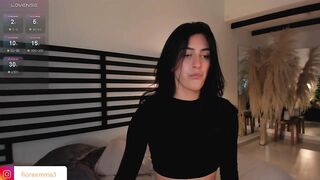 afrodita__25 - [Young brunette chats and teases in front of the camera