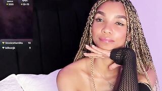 DaannaStone - Young Latina sweetly chatting and teasing in front of the camera