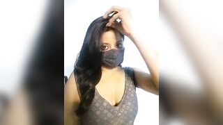 deepu_urs - Indian woman chatting and shy to undress in front of the camera.