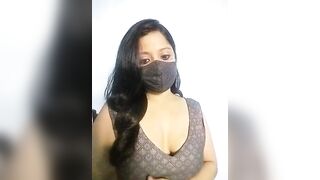 deepu_urs - Indian woman chatting and shy to undress in front of the camera.