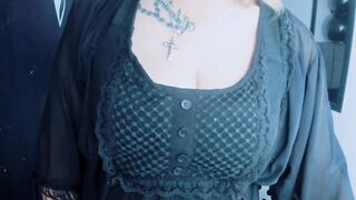 ScarletHoot_ - Milf chats sweetly and poses in front of the camera in clothes