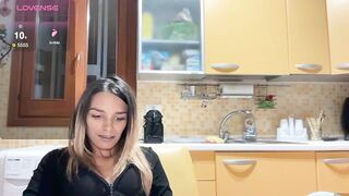 elisabettina02 -charming housewife sweetly chats and teases in front of the camera