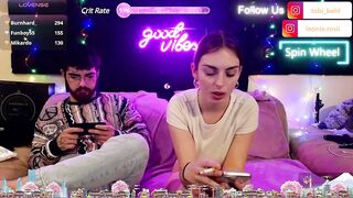 MrAndMrsSavage -Young couple chatting sweetly and teasing in front of the camera