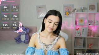 Katie_Foxie -  adorable skinny babe sweetly chatting and teasing in front of the camera