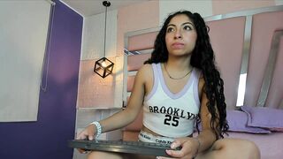 Meloddy_555 -  Young babe sweetly chatting and teasing in front of the camera