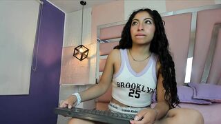 Meloddy_555 -  Young babe sweetly chatting and teasing in front of the camera