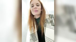 Redhairedteacher - [Young skinny babe sweetly chats and teases in front of the camera