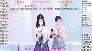 cqyyds01 - Three Asian girls dance in their clothes in front of the camera and chat nicely