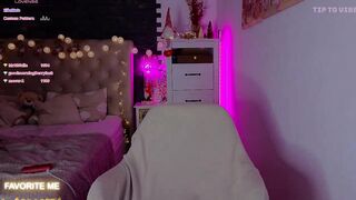 KimArts -  Skinny babe with small tits chats sweetly and dances in panties in front of the camera