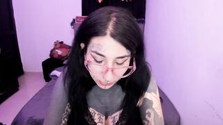 Dacota_Dmone - Brunette girl sweetly chats in tattoos sweetly chats and teases in front of the camera