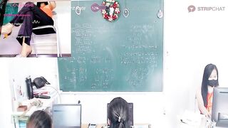 _Math_ - Young slutty teacher sweetly chatting and teasing in front of the camera