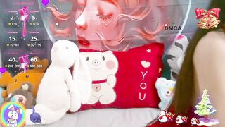 ChangChang_ - Skinny babe with small tits shows her pussy with a lavender inside and gets pleasure