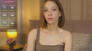 MaxineBellas - Young babe sweetly chatting and teasing in front of the camera