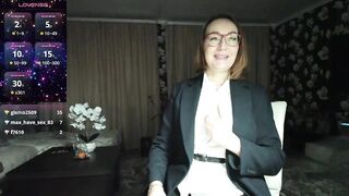 LybovNTV - Slutty milf teacher after class has a nice chat and gets pleasure from Lavens in her pussy