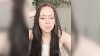 _SweetCandyy - Young babe talks sweetly and is shy about undressing on camera