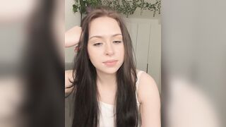 _SweetCandyy - Young babe talks sweetly and is shy about undressing on camera