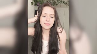 _SweetCandyy - Young babe talks sweetly and is shy about undressing on camera