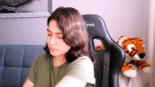 EricaLightt - Young student has a nice chat and is shy about undressing in front of the camera