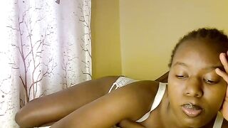 Oliviia_ - Mulatto girl sweetly chats and teases in front of the camera