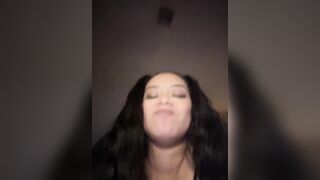 CarmelaAnthony - Slutty busty Latina sweetly chats and teases in front of the camera showing her pussy