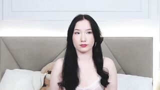 LeilaLow - [charming babe sweetly chats and teases in front of the camera with her sweet figure in lingerie with lavens in pussy