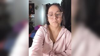 MsConejitaa - Milf in glasses chats sweetly and teases in front of the camera