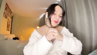 xSelena - Adorable babe in clothes sweetly chatting and teasing in front of the camera