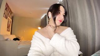 xSelena - Adorable babe in clothes sweetly chatting and teasing in front of the camera