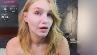 TaiteChappel - [Young skinny blonde in racy lingerie sweetly chatting and teasing in front of the camera